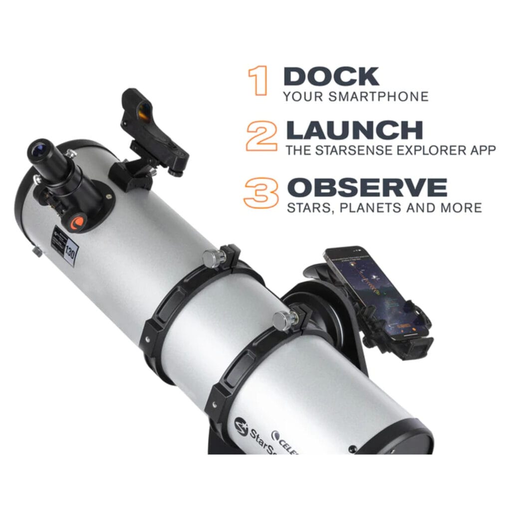 Celestron Dobson telescoop N 130 650 StarSense Explorer DOB 6 Telescoop.nl - Alles voor sterrenkijken & natuurwaarneming