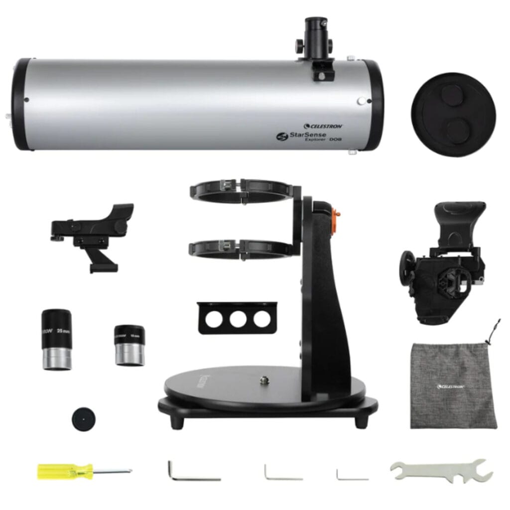 Celestron Dobson Telescoop N 150/750 StarSense Explorer DOB 10 Celestron Dobson telescoop N 150 750 StarSense Explorer DOB 10 Celestron Dobson telescoop N 150 750 StarSense Explorer DOB 10 Telescoop.nl - Alles voor sterrenkijken & natuurwaarneming