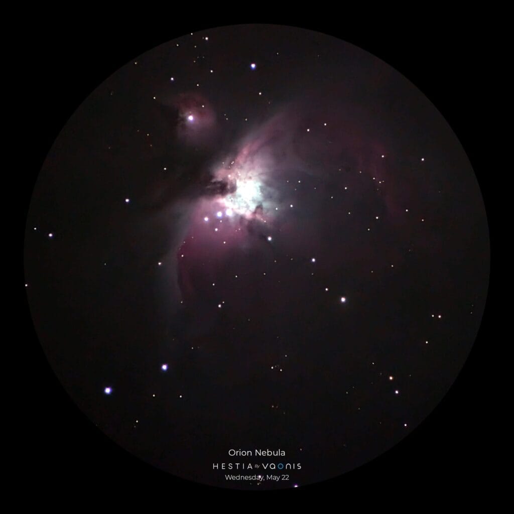 Space Photos 23 Hestia Deep sky mode Orion Nebula1 Hestia Deep sky mode Orion Nebula1 Telescoop.nl - Alles voor sterrenkijken & natuurwaarneming