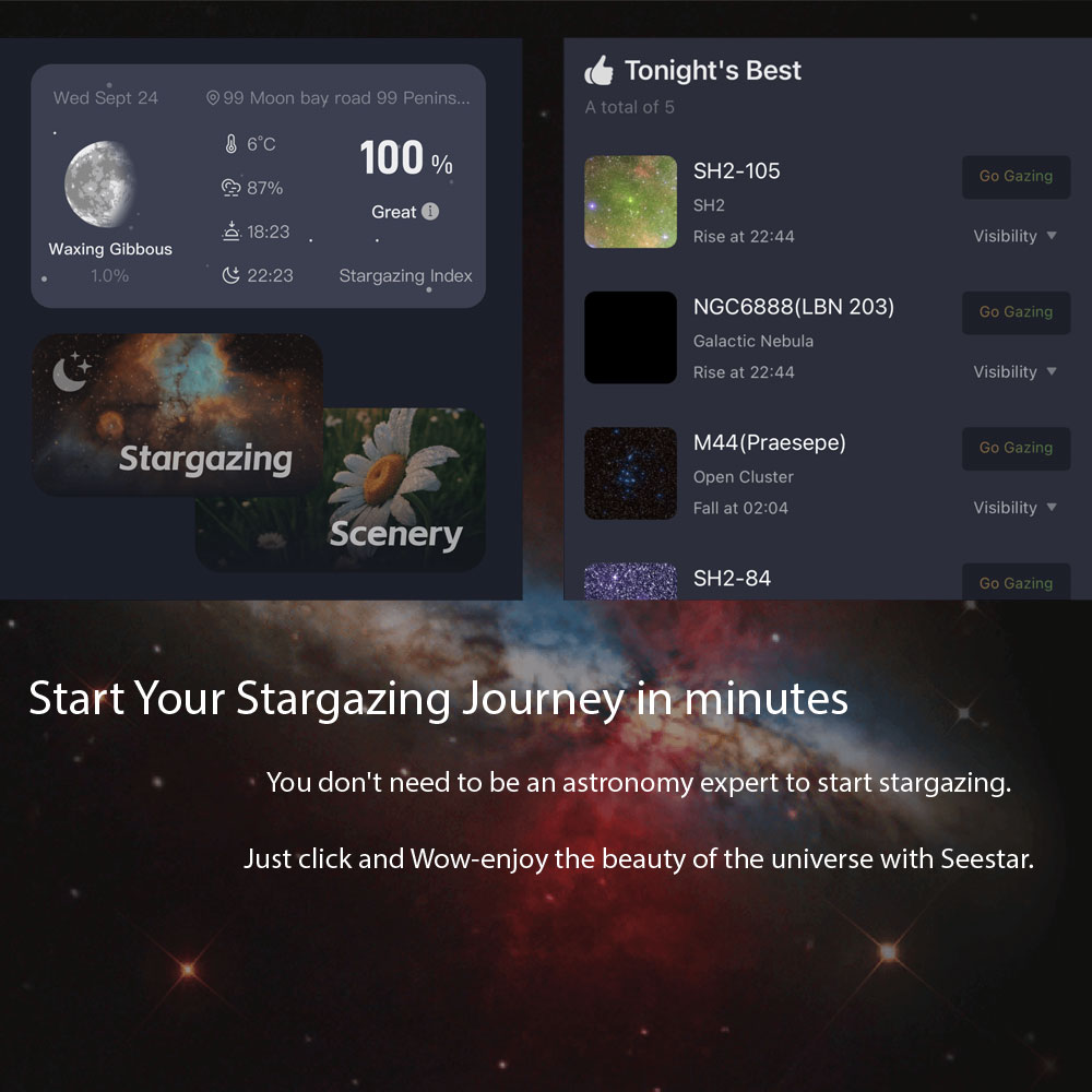 Seestar S50 10 Seestar S30 easy Seestar S30 easy Telescoop.nl - Alles voor sterrenkijken & natuurwaarneming