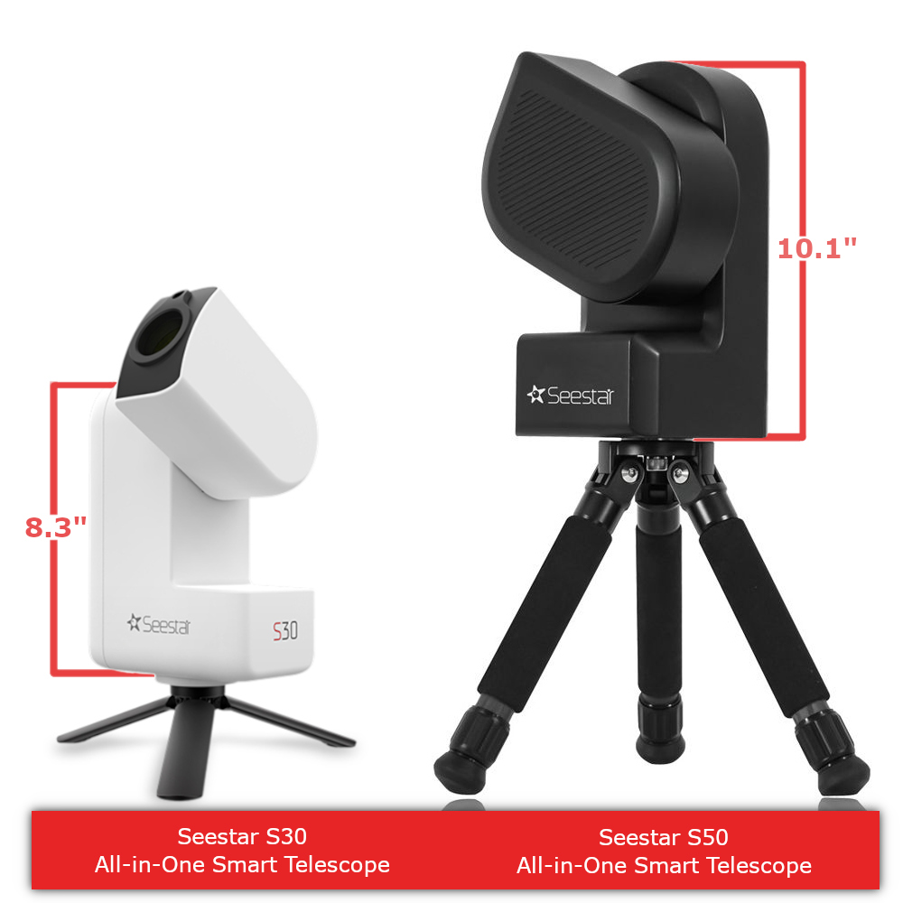 Seestar S30 vs. S50 Telescope.com - Everything for stargazing & nature observation
