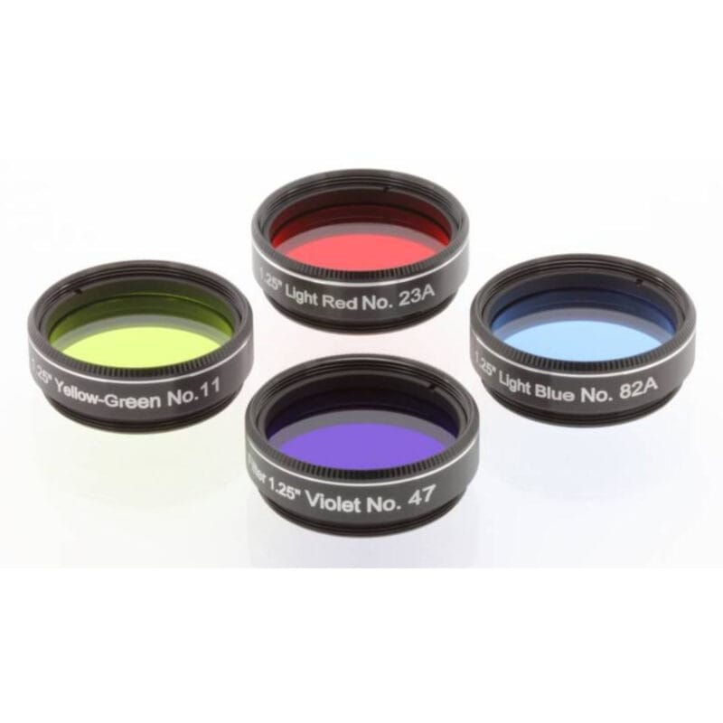 Explore Scientific Filters Filter Set Maan Planeten vanaf 150mm telescopen 1 25 Telescoop.nl - Alles voor sterrenkijken & natuurwaarneming