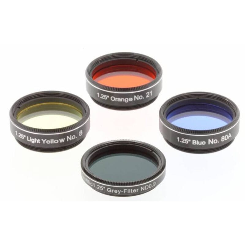 Explore Scientific Filters Filter Set Maan Planeten vanaf 50mm telescopen 1 25 Telescoop.nl - Alles voor sterrenkijken & natuurwaarneming