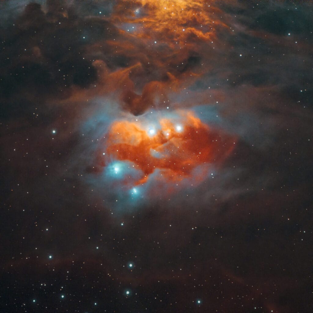 Space Photos 9 Running man Nebula 115 533 lenhance 60 x 300s gain 101 25 1 2 feb 2025 pps2tif Running man Nebula 115 533 lenhance 60 x 300s gain 101 25 1 2 feb 2025 pps2tif Telescoop.nl - Alles voor sterrenkijken & natuurwaarneming