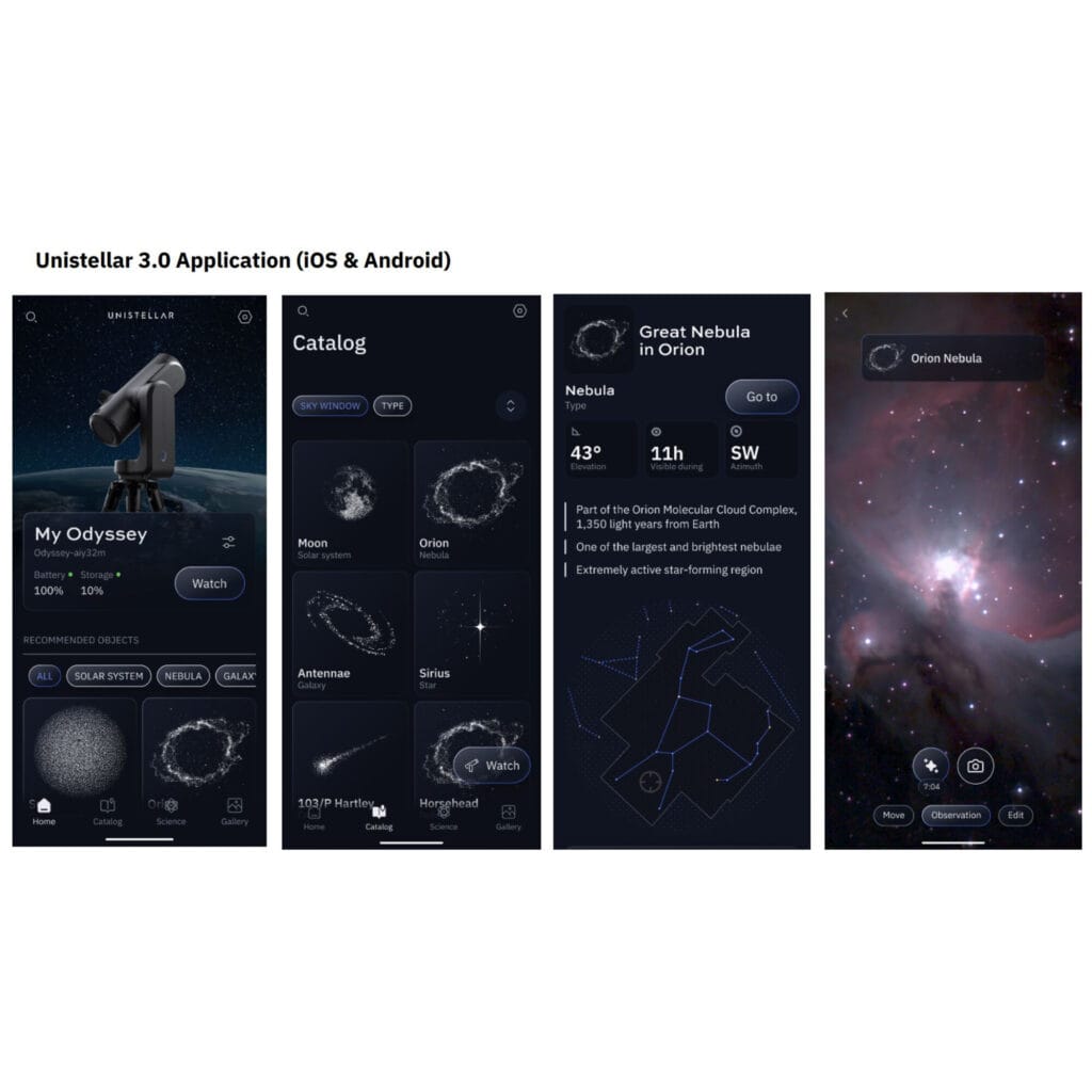 Unistellar Odyssey Pro N 85/320 Smart Telescoop 8 Unistellar Odyssey Pro N 85 320 Fully Automated Smart Telescope 9 Unistellar Odyssey Pro N 85 320 Fully Automated Smart Telescope 9 Telescoop.nl - Alles voor sterrenkijken & natuurwaarneming