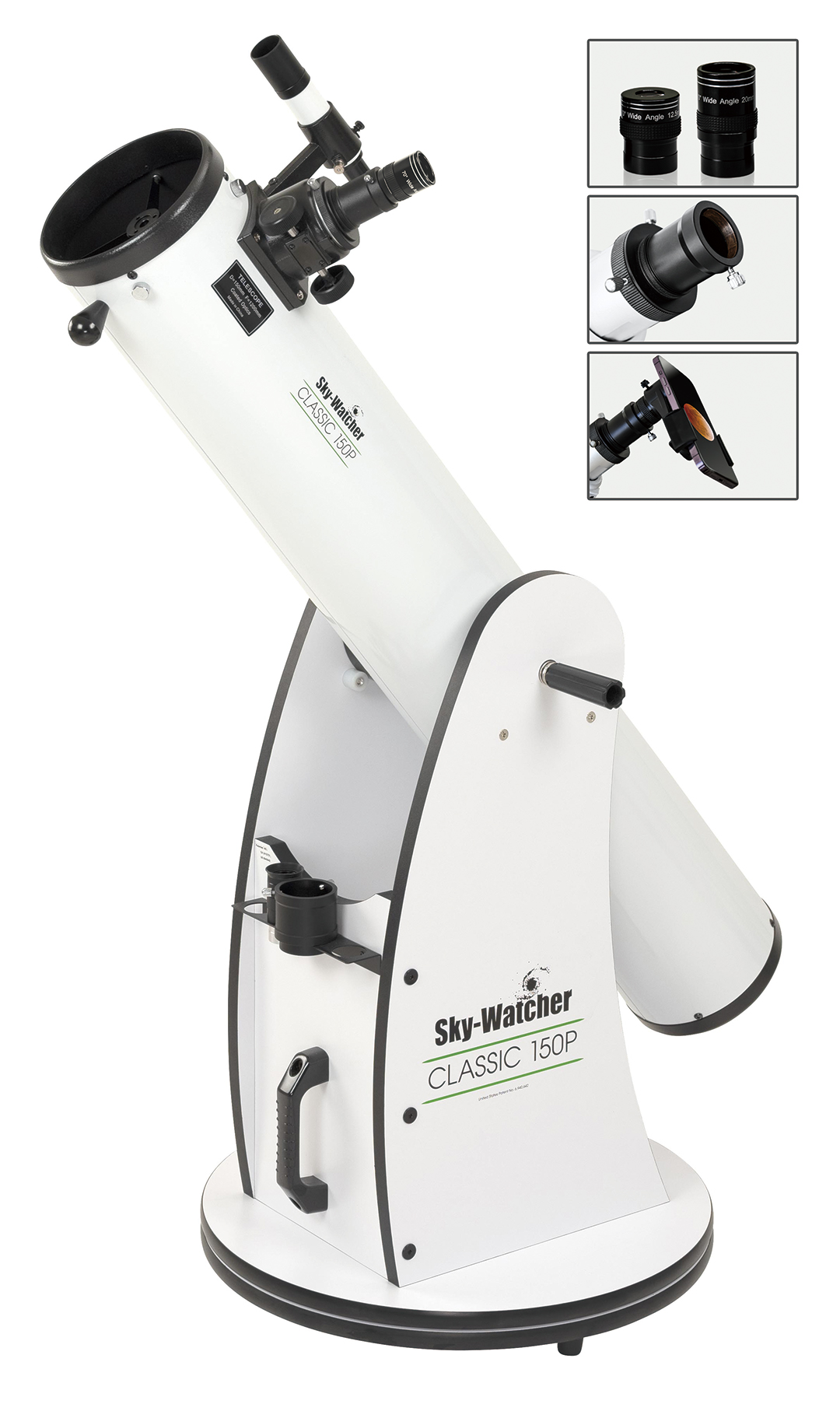 Sky-Watcher Skyliner-150P Classic – 150/1200 Dobson 7 10716 Skyliner150P Classic skyliner 150p classic wat zit er in de doos
