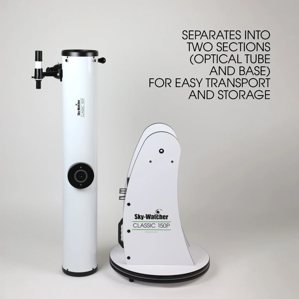 Sky-Watcher Skyliner-150P Classic – 150/1200 Dobson 5 Skyliner 150P in twee delen Sky-Watcher Skyliner 150P