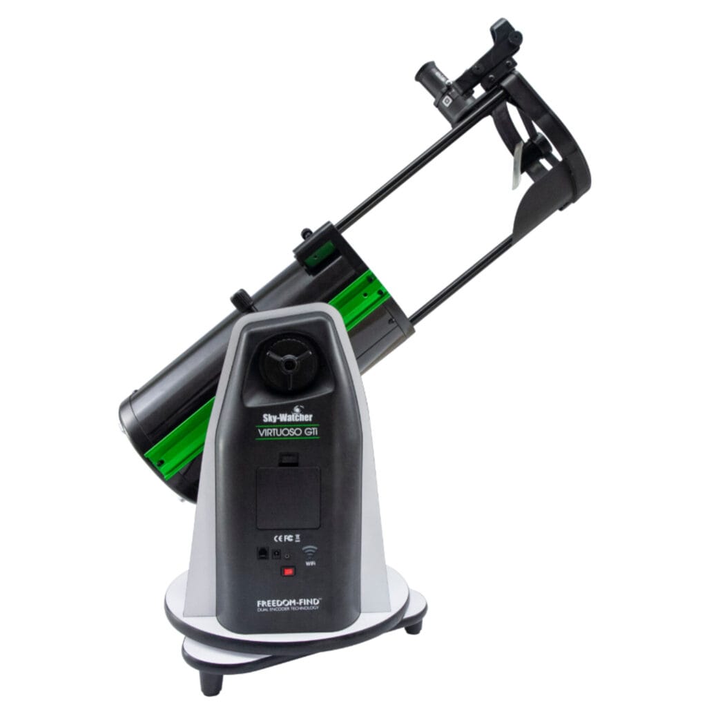 Sky-Watcher Dobsonian Telescope N 150/750 Heritage FlexTube Virtuoso GTi 4 Skywatcher Dobson telescope N 150 750 Heritage FlexTube Virtuoso GTi 1 Skywatcher Dobson telescope N 150 750 Heritage FlexTube Virtuoso GTi 1 Telescoop.nl - Alles voor sterrenkijken & natuurwaarneming