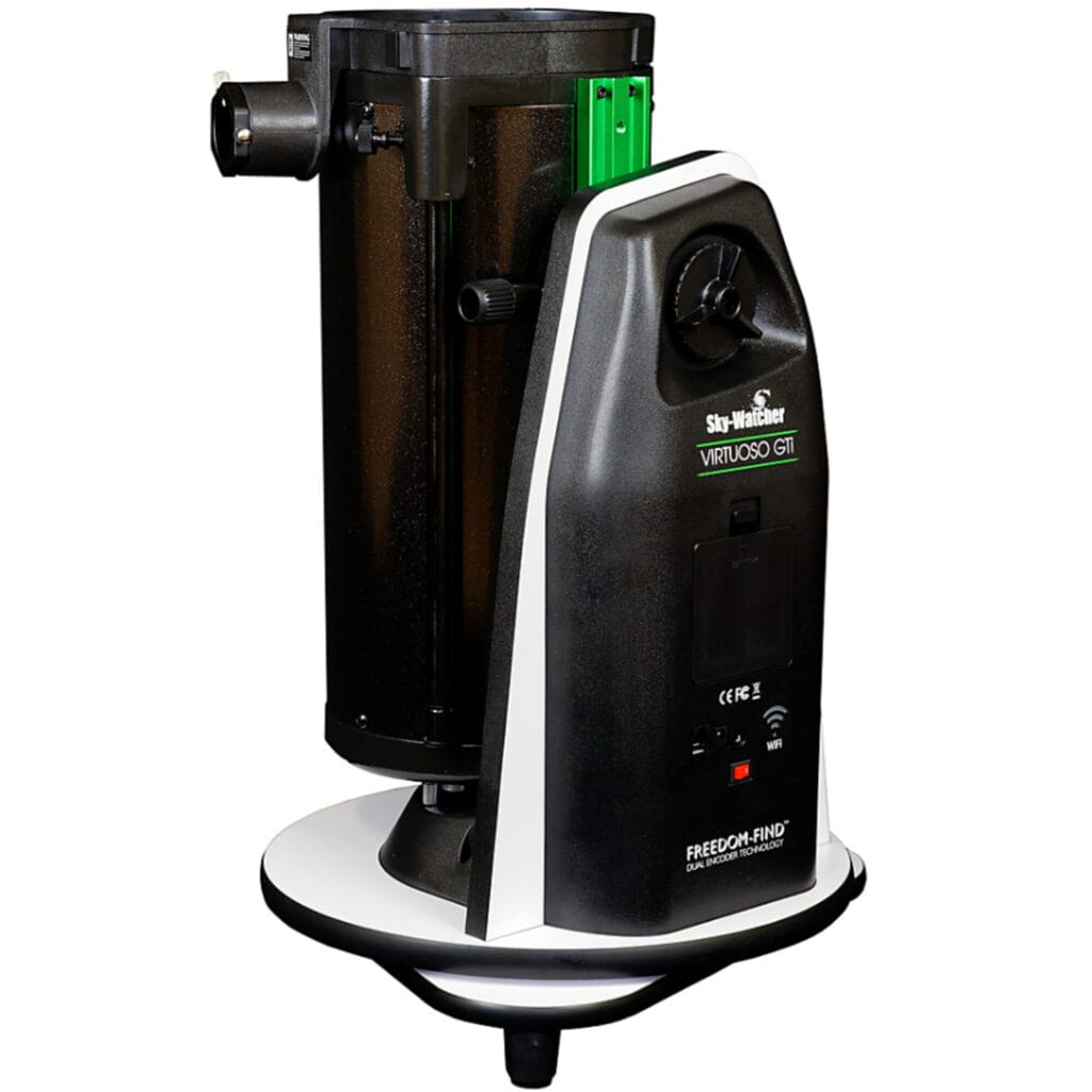 Sky-Watcher Dobsonian Telescope N 150/750 Heritage FlexTube Virtuoso GTi 1 Skywatcher Dobson telescope N 150 750 Heritage FlexTube Virtuoso GTi 3 Skywatcher Dobson telescope N 150 750 Heritage FlexTube Virtuoso GTi 3 Telescoop.nl - Alles voor sterrenkijken & natuurwaarneming