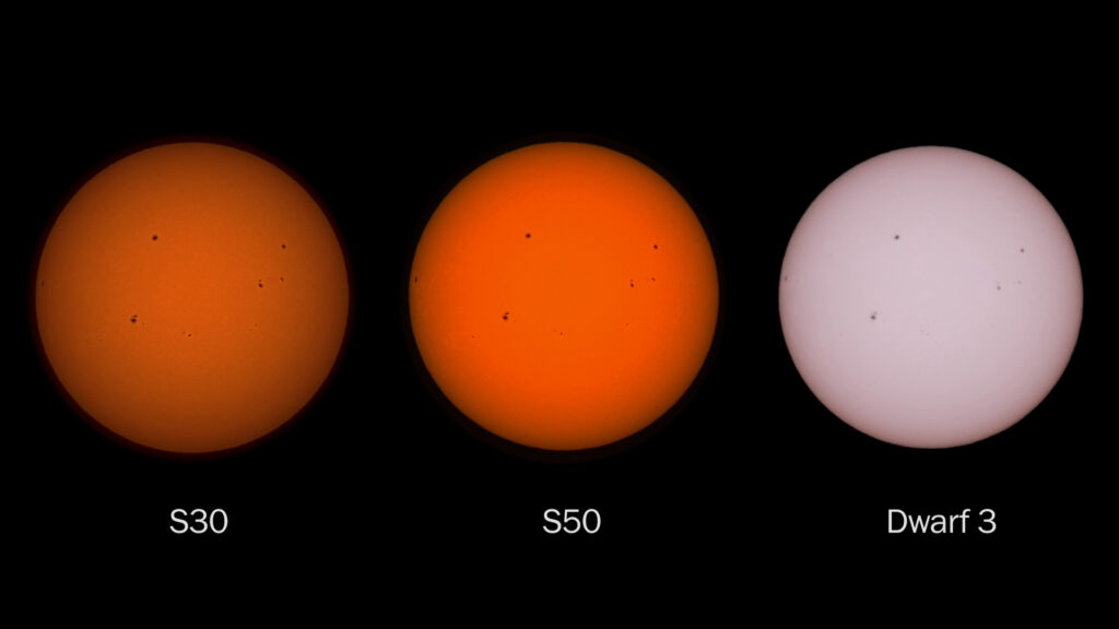 DWARF 3 vs Seestar S50: welke slimme telescoop past bij jou? 1 Zon dwarf 3 vs seestar s50 Zon dwarf 3 vs seestar s50 Telescoop.nl - Alles voor sterrenkijken & natuurwaarneming