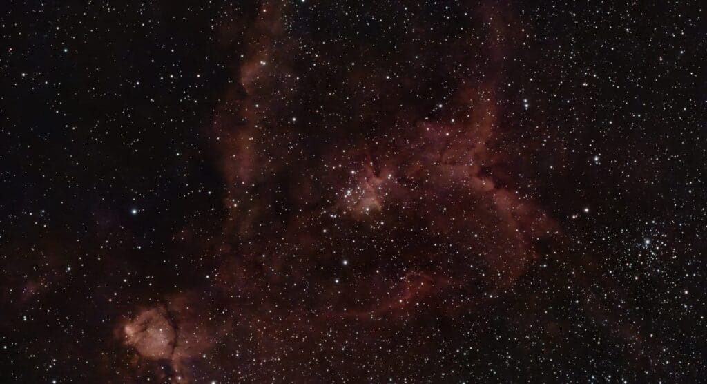 Space Photos 5 03 18 6 25 IC1805 The Heart Nebula 217foto Dual Band G60 03 18 6 25 IC1805 The Heart Nebula 217foto Dual Band G60 Telescoop.nl - Alles voor sterrenkijken & natuurwaarneming