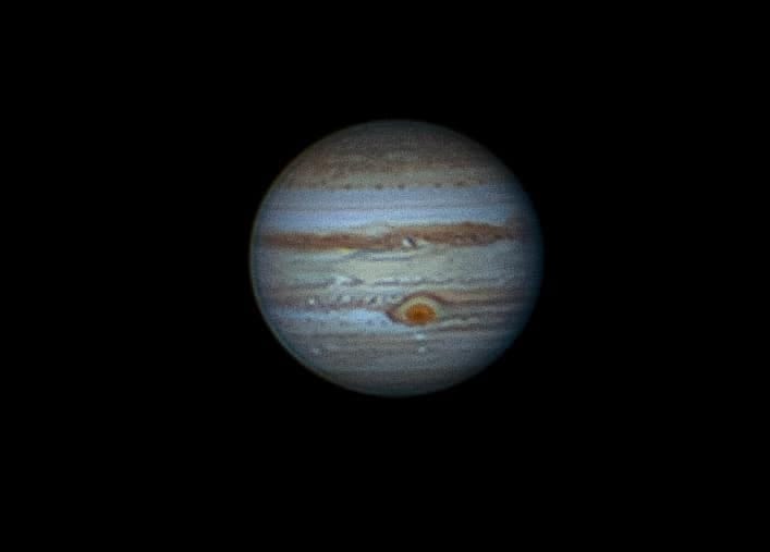 jupiter through a telescope
