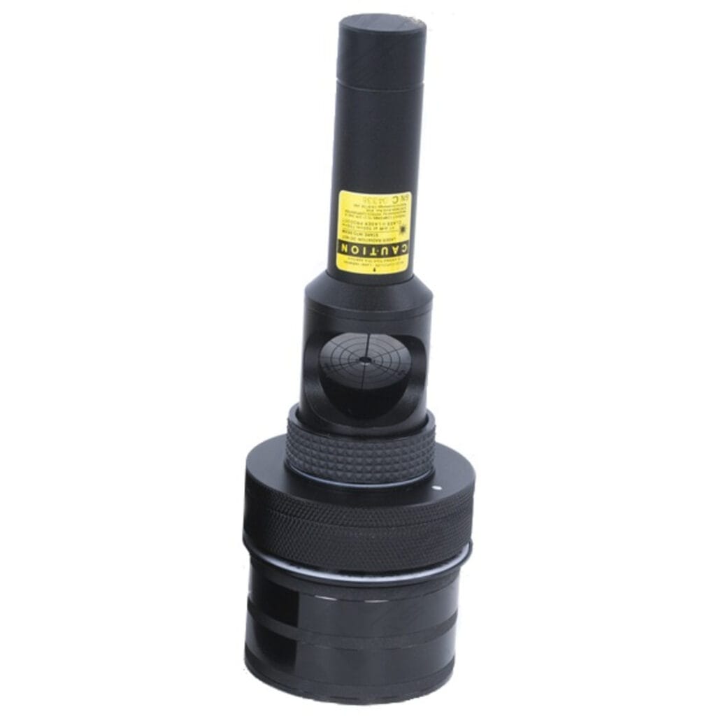 Laser collimator for Newtonian reflector telescope collimation