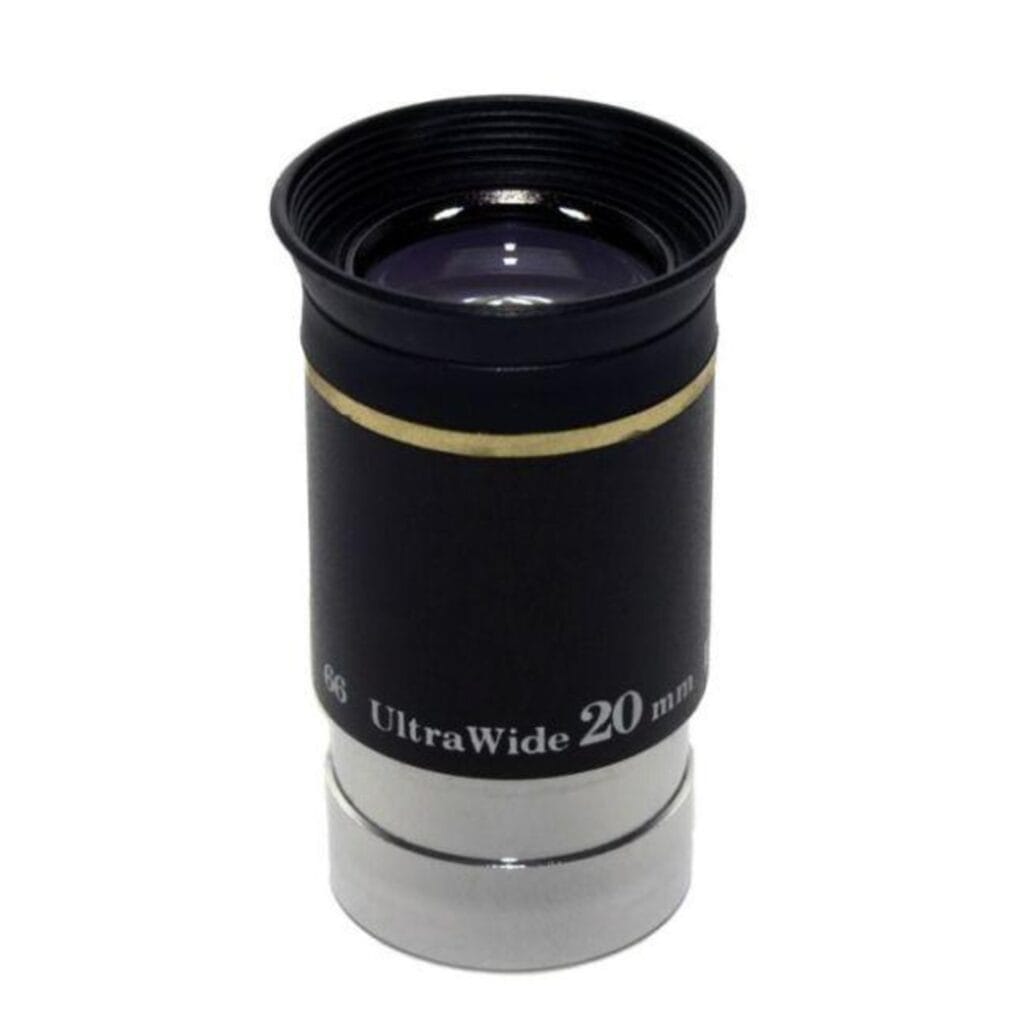 De ultieme telescoop oculair uitleg 10 Omegon Ultra Wide Angle oculair 20mm 1 25 1 Voorbeeld van een wide angle oculair