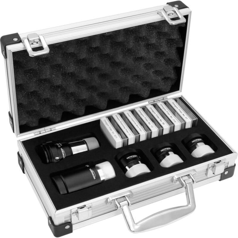 Omegon Oculairkoffer met oculairs en accessoires