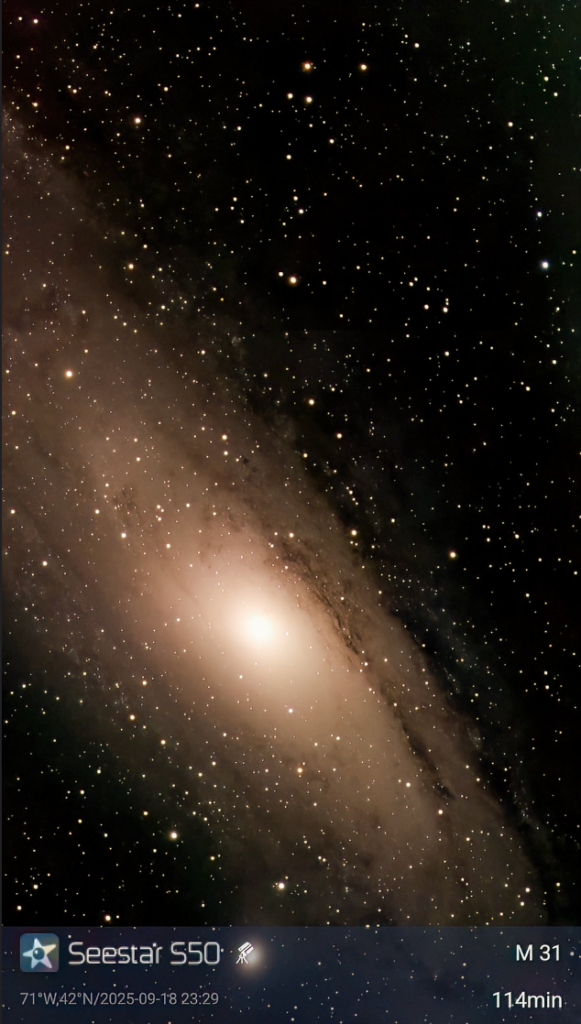 Seestar S30 vs S50: which smart telescope suits you best? 1 seestar s50 M31 seestar s50 M31 Telescoop.nl - Everything for stargazing & nature observation