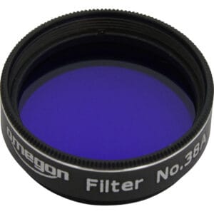 Donkerblauw kleurfilter 1,25 inch – Omegon #38A