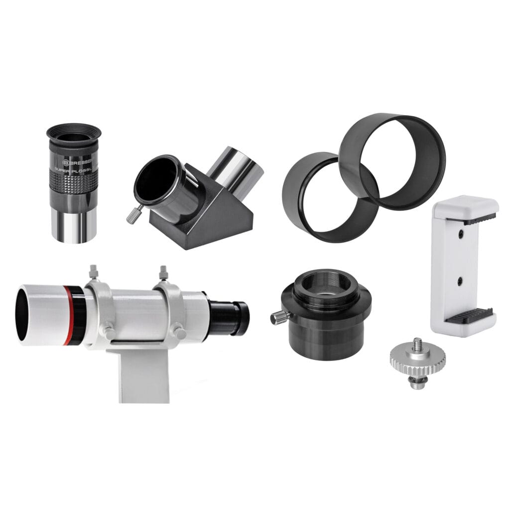 Bresser Telescoop AC 102 1000 Messier Hexafoc EXOS 2 GoTo 3 Telescoop.nl - Alles voor sterrenkijken & natuurwaarneming