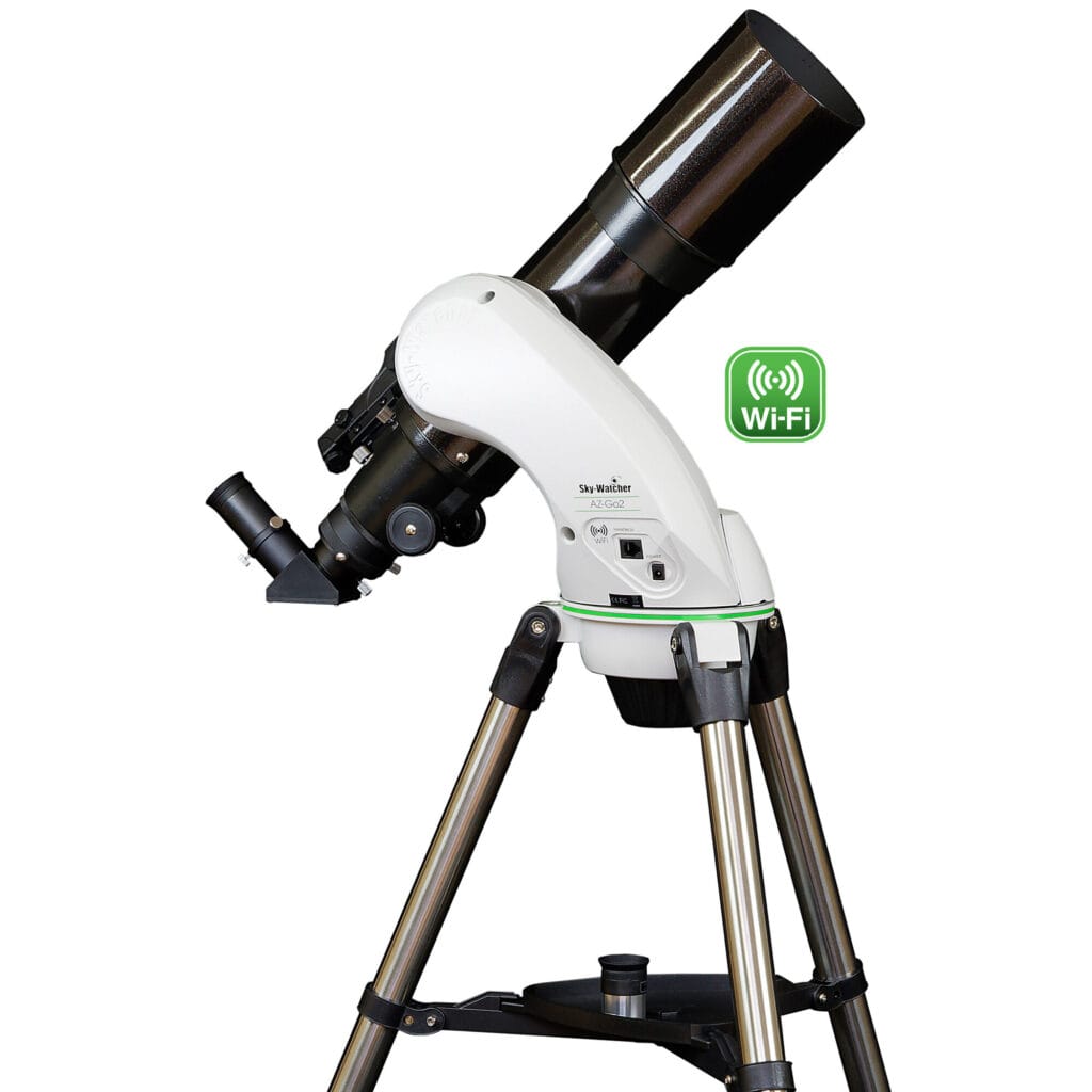 Sky-Watcher Startravel-102 op AZ-Go2 WiFi GoTo montering, productfoto 2