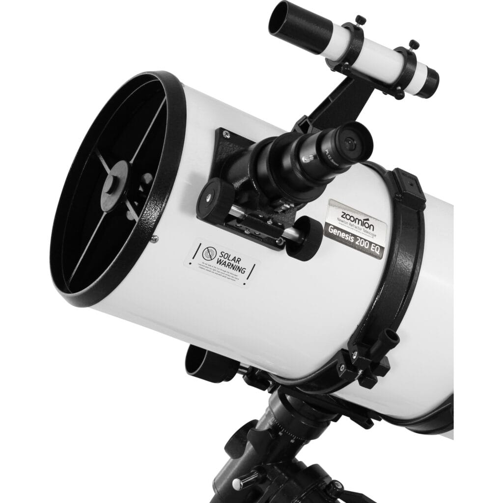 Zoomion telescope 200 mm EQ 5 Zoomion Telescope Genesis 200 EQ 3 Zoomion Telescope Genesis 200 EQ 3 Telescope.com - Everything for stargazing & nature observation