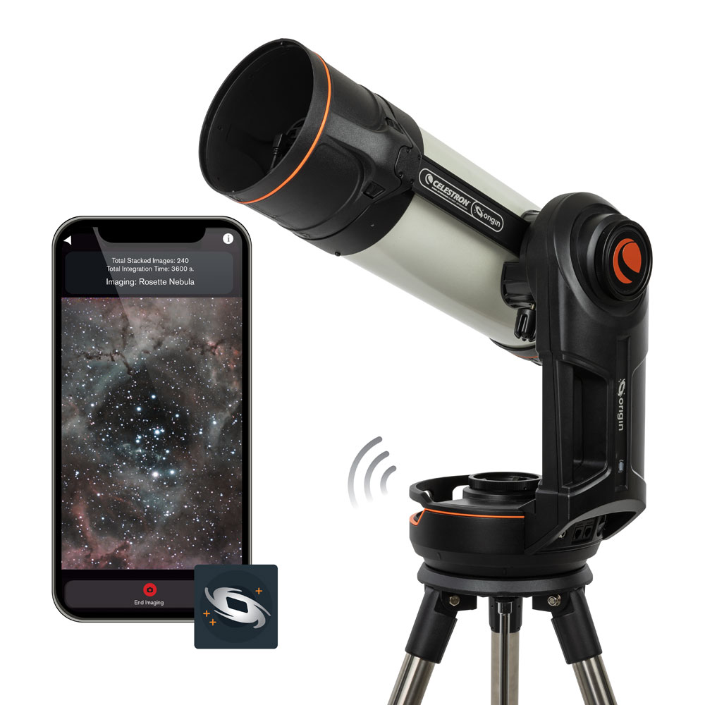 Celestron Origin Intelligent Home Observatory S 152/335 11 celestron origin app in gebruik1 celestron origin app