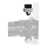 Bresser 18 Microfocuser Fijnregeling voor Messier Hexafoc focuser (1) Bresser 1:8 fijnfocuser bovenaanzicht bij montage op Hexafoc focuser met zicht op aandrijving