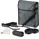 Bresser 25x70 accessoireset met draagriem, lensdoppen, doekje en beschermtas