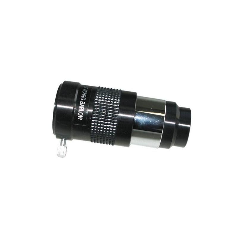 Bresser 3x, 1,25" Barlowlens Achromatisch 1 Bresser 3x 125 Barlowlens Achromatisch Bresser 3x, 1,25" achromatische Barlowlens met metalen behuizing en schroefklem voor oculairbevestiging