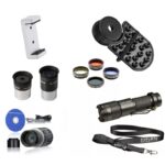 Bresser  AC 102 1000 EXOS-2 Telescoop Messier GoTo SET (3) Bresser AC 102/1000 EXOS-2 Bresser Camera HD Moon Planetary Guider 1,25"