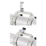 Bresser AC 102 1000 Telescoop Messier Hexafoc EXOS-1 (6) Bresser AC 102/1000 dovetail bevestiging en handvat op ringmontage van de buis