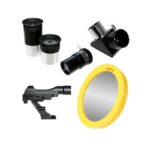 Bresser AC 70 900 AZ-1 Telescoop Sirius (3) Bresser AC 70/900 AZ-1 accessoires inclusief oculairs, zonnefilter, prisma, zoeker en smartphonehouder