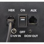 Bresser AC 80 400 Telescope Automatik GoTo (2) Bresser 80/400 ingebouwd richtkompas close-up op GoTo-montering voor oriëntatie op de sterrenhemel