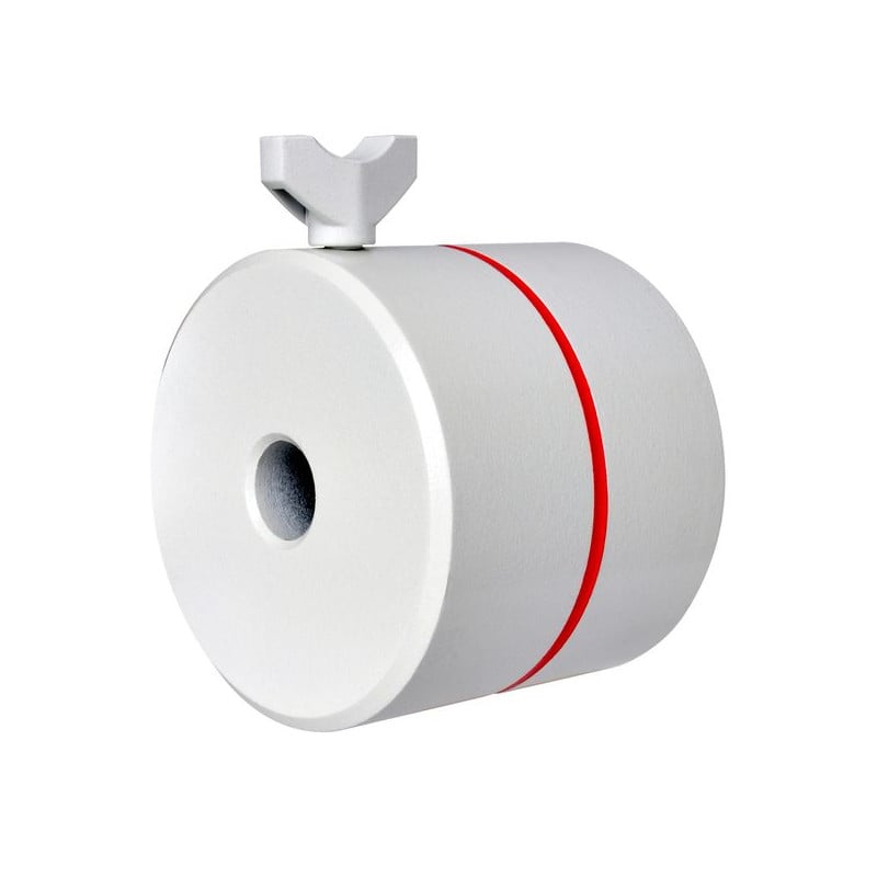 Bresser EXOS-2 Tegengewicht 1 Bresser EXOS 2 Tegengewicht Bresser EXOS-2 metalen contragewicht met rode markering en centrale boring voor stangbevestiging