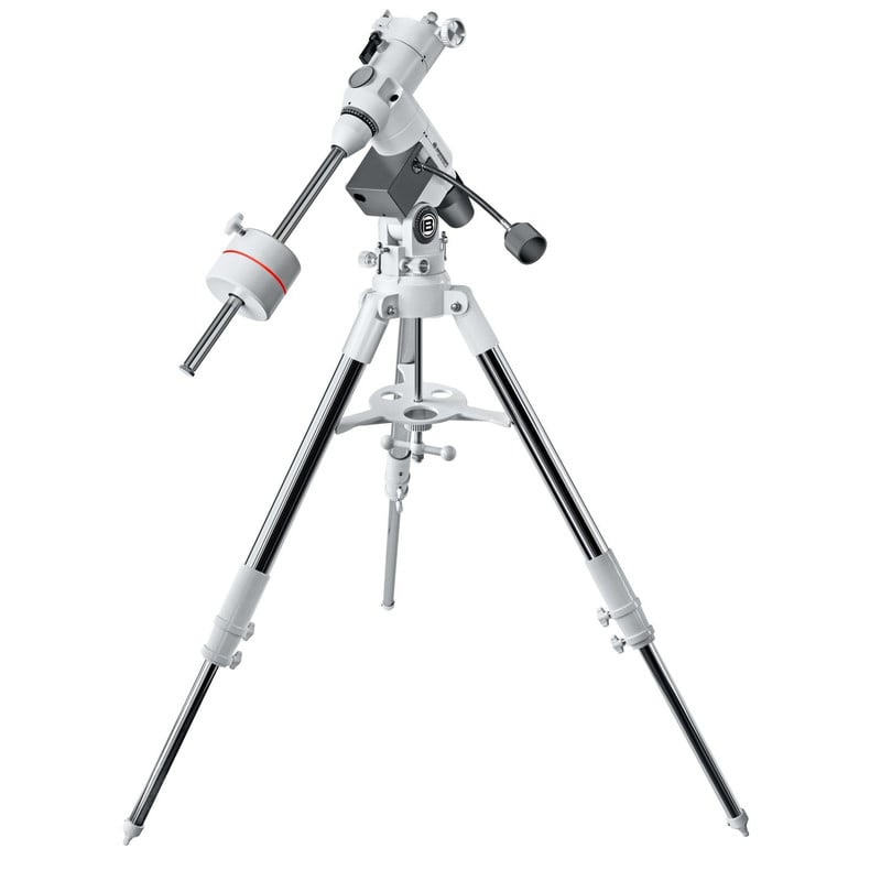 Bresser EXOS-2/EQ-5 Montering Messier 1 Bresser EXOS 2EQ 5 Montering Messier 1 Bresser EXOS-2/EQ-5 equatoriale montering compleet met statief, asgeleiding en contragewicht 4,5 kg