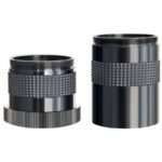 Bresser M35/T2 MC 100 adapter in twee lengtes (30 mm en 80 mm) naast elkaar