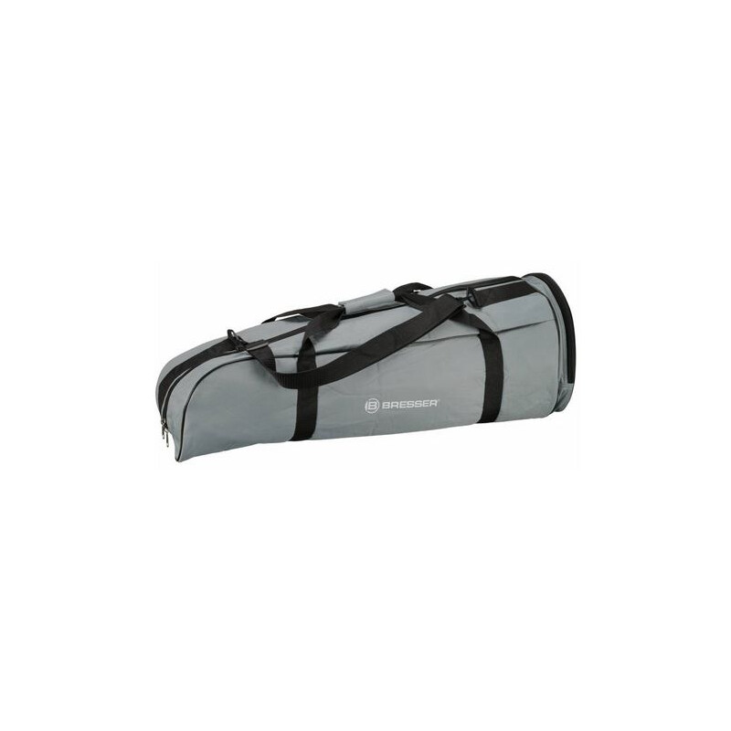 Bresser MCX-102/MCX-127 padded gray transport bag with shoulder strap and zipper for tripod