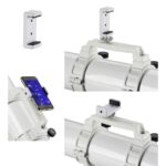 Bresser N 130 1000 Telescoop Messier EXOS 2 GoTo (5) Bresser N 130/1000 contragewicht en montageas met rode accentring voor balans op de montering