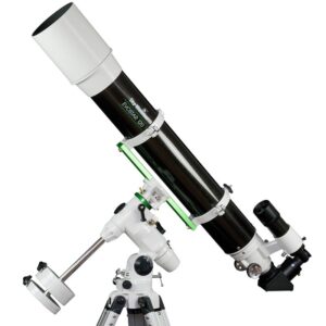 Skywatcher AC 120/1000 EQ3-2 achromatische refractor met EQ3-2 equatoriale montering en aluminium statief