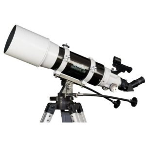 Skywatcher AC 120/600 AZ-3 telescoop met achromatische refractoroptiek en AZ-3 azimutale montering op aluminium statief