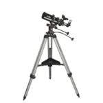 Skywatcher AC 80 400 AZ-3 Telescoop StarTravel (2) Skywatcher AC 80/400 AZ-3 aluminium statief in hoogte verstelbaar van 70 tot 123 cm