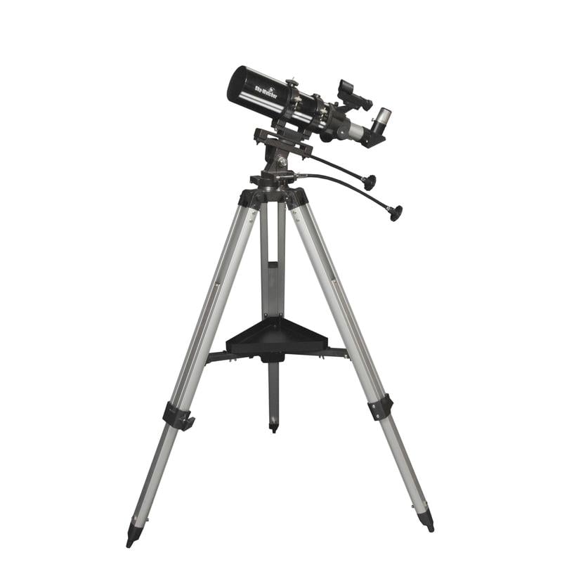 Skywatcher AC 80/400 AZ-3 Telescoop StarTravel 2 Skywatcher AC 80 400 AZ 3 Telescoop StarTravel 2 Skywatcher AC 80/400 AZ-3 aluminium statief in hoogte verstelbaar van 70 tot 123 cm