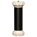 Skywatcher AZ-5 zuilverlenging aluminium statief verlengbuis met zwarte kolom en witte uiteinden op witte achtergrond.