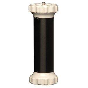 Skywatcher AZ-5 zuilverlenging aluminium statief verlengbuis met zwarte kolom en witte uiteinden op witte achtergrond.