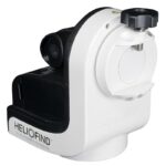 Skywatcher AZ Montering Solarquest zonder statief (1) Skywatcher AZ Montering Solarquest wit zijaanzicht met Vixen-style zwaluwstaartzadel en geïntegreerde zonnesensor.