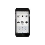 Skywatcher AZ Montering Star Discovery SynScan WiFi GoTo (1) Skywatcher AZ SynScan app-interface getoond op smartphone voor draadloze besturing van de GoTo-montering.