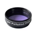 Skywatcher CLS 1 Filters Light Polution 25 (2) Skywatcher CLS 1 lichtvervuilingsfilter 1,25 inch in zwarte aluminium vatting zijaanzicht.