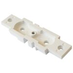 Skywatcher EQ-3 en EQ-5 15cm Montageplaat voor (2) Skywatcher EQ-3 en EQ-5 15cm montageplaat boven- en onderaanzicht van witte aluminium Vixen-zwaluwstaart voor EQ-3 en EQ-5 montering.