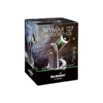 Skywatcher MC 127/1500 Heritage Virtuoso GTi telescoop productdoos met afbeelding van de tafel-Dobson onder sterrenhemel.