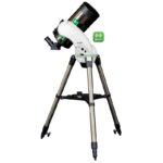 Skywatcher MC 127/1500 SkyMax-127 AZ-Go2 close-up van AZ-Go2 montering met accessoirehouder en statief