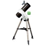 Skywatcher N 114/500 Skyhawk-1145P AZ-Go2 close-up van AZ-Go2 montering met accessoirehouder en statief